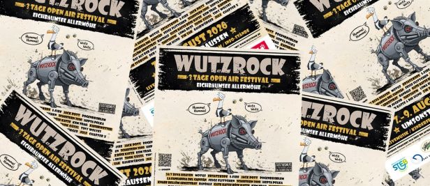 Plakate und Flyer für Wutzrock 2026 herunterladen